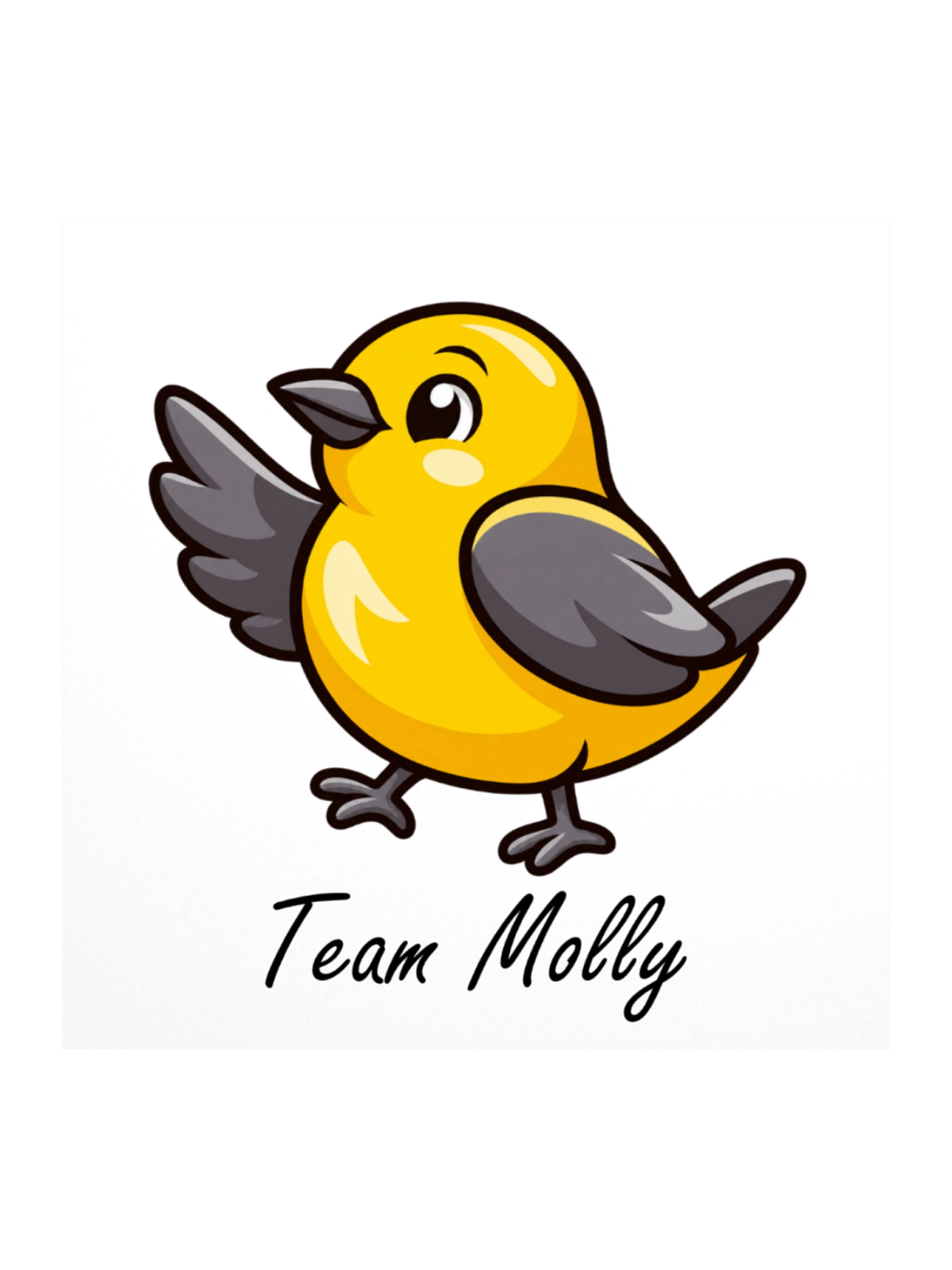 Basic Sticker product preview from the Team Molly shop